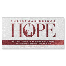 Christmas Brings Hope Sparkle 