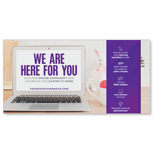 Online Laptop 11" x 5.5" Oversized Postcards