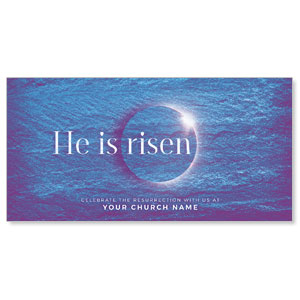 Blue Risen Tomb 11" x 5.5" Oversized Postcards