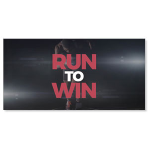 Run To Win 11" x 5.5" Oversized Postcards