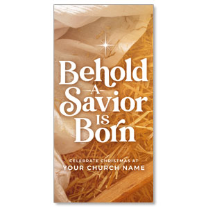 Behold A Savior 11" x 5.5" Oversized Postcards