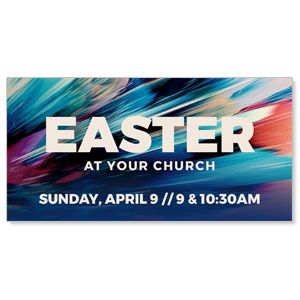 Vivid Easter 11" x 5.5" Oversized Postcards