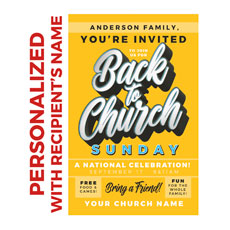 Back to Church Sunday Celebration 