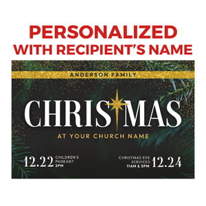 Green Pine Christmas Personalized IC