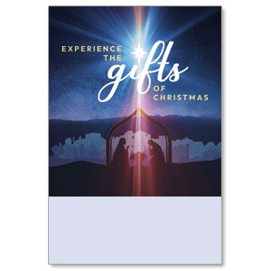 Experience the Gifts of Christmas Posters