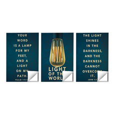 Retro Light Triptych 