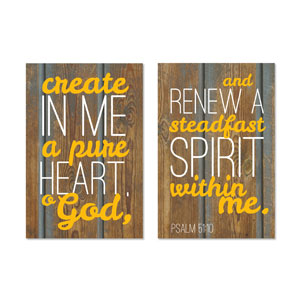 Create In Me 23" x 34.5" Rigid Wall Art