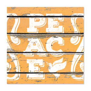 Mod Peace 1 23" x 23" Rigid Wall Art