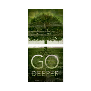 Mod Go Deeper Pair 23" x 23" Rigid Wall Art