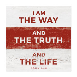 Mod Way Truth Life 23" x 23" Rigid Wall Art