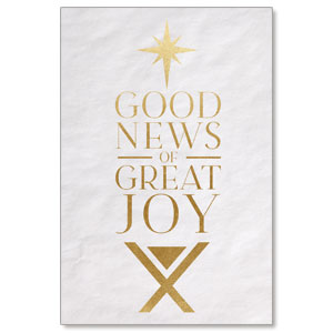 Good News of Great Joy 23" x 34.5" Rigid Wall Art