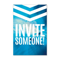 Chevron Blue Invite Someone 