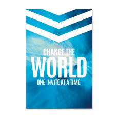 Chevron Blue Change the World 