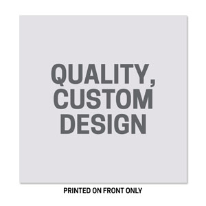 34.5" x 34.5" Rigid Sign Single Sided: Full Custom 34.5" x 34.5" Rigid Sign