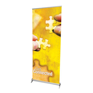 Get Connected 2'7" x 6'7"  Vinyl Banner