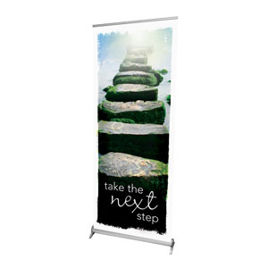 Next Step 2'7" x 6'7"  Vinyl Banner