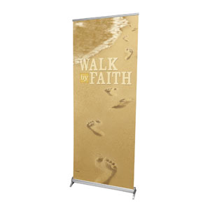 Footsteps Summer 2'7" x 6'7"  Vinyl Banner