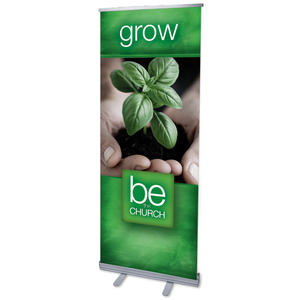 Be The Church Grow 2'7" x 6'7"  Vinyl Banner