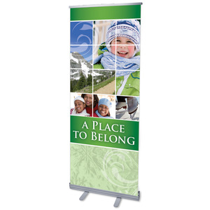 Belong Skates 2'7" x 6'7"  Vinyl Banner