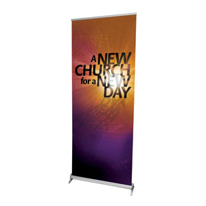 New Church 2'7" x 6'7"  Vinyl Banner