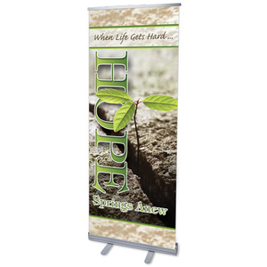 Hope Springs 2'7" x 6'7"  Vinyl Banner