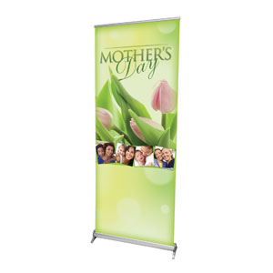 Celebrate Mother 2'7" x 6'7"  Vinyl Banner