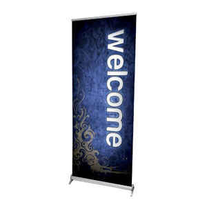 Adornment Welcome 2'7" x 6'7"  Vinyl Banner