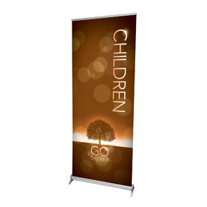 Deeper Roots Children 2'7" x 6'7"  Vinyl Banner