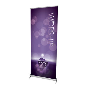 Deeper Iceberg Evangelism 2'7" x 6'7"  Vinyl Banner