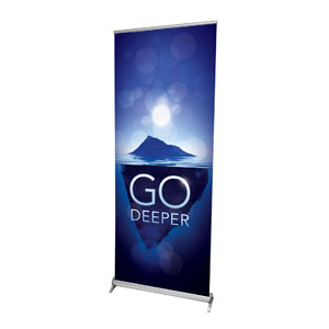 Deeper Iceberg 2'7" x 6'7"  Vinyl Banner