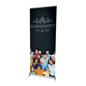 Chalk Community 2'7" x 6'7"  Vinyl Banner