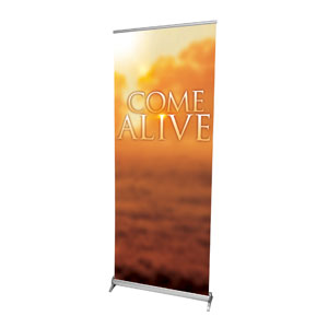 Alive Clouds 2'7" x 6'7"  Vinyl Banner