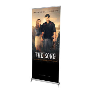 The Song 2'7" x 6'7"  Vinyl Banner