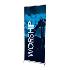 Worship Together Pair L 2'7" x 6'7"  Vinyl Banner