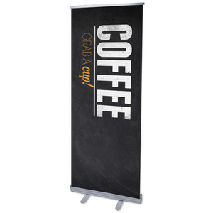 Slate Coffee 2'7" x 6'7"  Vinyl Banner