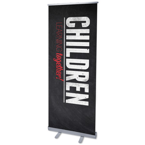 Slate Children 2'7" x 6'7"  Vinyl Banner