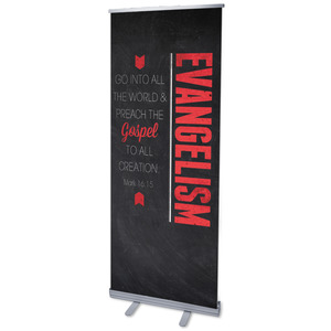 Slate Evangelism 2'7" x 6'7"  Vinyl Banner