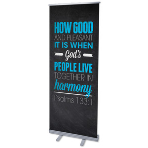 Slate Ps 133:1 2'7" x 6'7"  Vinyl Banner