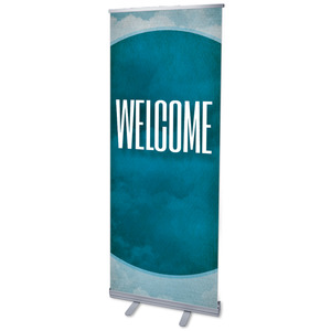 Celestial Welcome 2'7" x 6'7"  Vinyl Banner