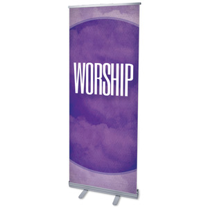 Celestial Worship 2'7" x 6'7"  Vinyl Banner