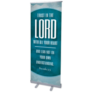 Celestial Prov 3:5 2'7" x 6'7"  Vinyl Banner