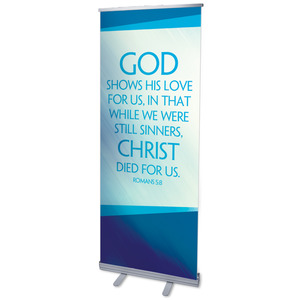 Color Rays Rom 5:8 2'7" x 6'7"  Vinyl Banner