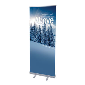 Reflections Above 2'7" x 6'7"  Vinyl Banner