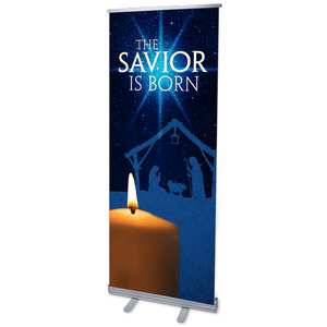 Christmas Icons 2'7" x 6'7"  Vinyl Banner