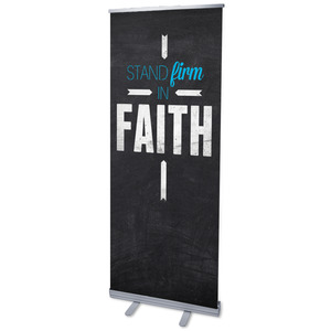 Slate Triptych M 2'7" x 6'7"  Vinyl Banner