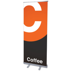 Metro Coffee 2'7" x 6'7"  Vinyl Banner