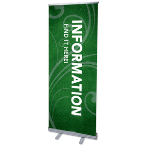 Flourish Information 2'7" x 6'7"  Vinyl Banner