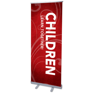 Flourish Children 2'7" x 6'7"  Vinyl Banner