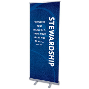 Flourish Stewardship 2'7" x 6'7"  Vinyl Banner