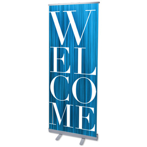 Blue Streak Welcome 2'7" x 6'7"  Vinyl Banner